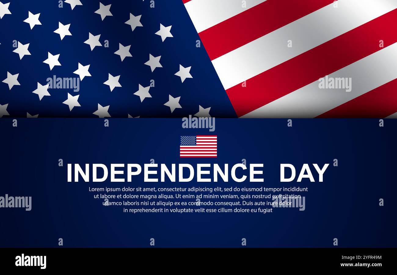 Happy Memorial Day Background or banner design template with US flag ...