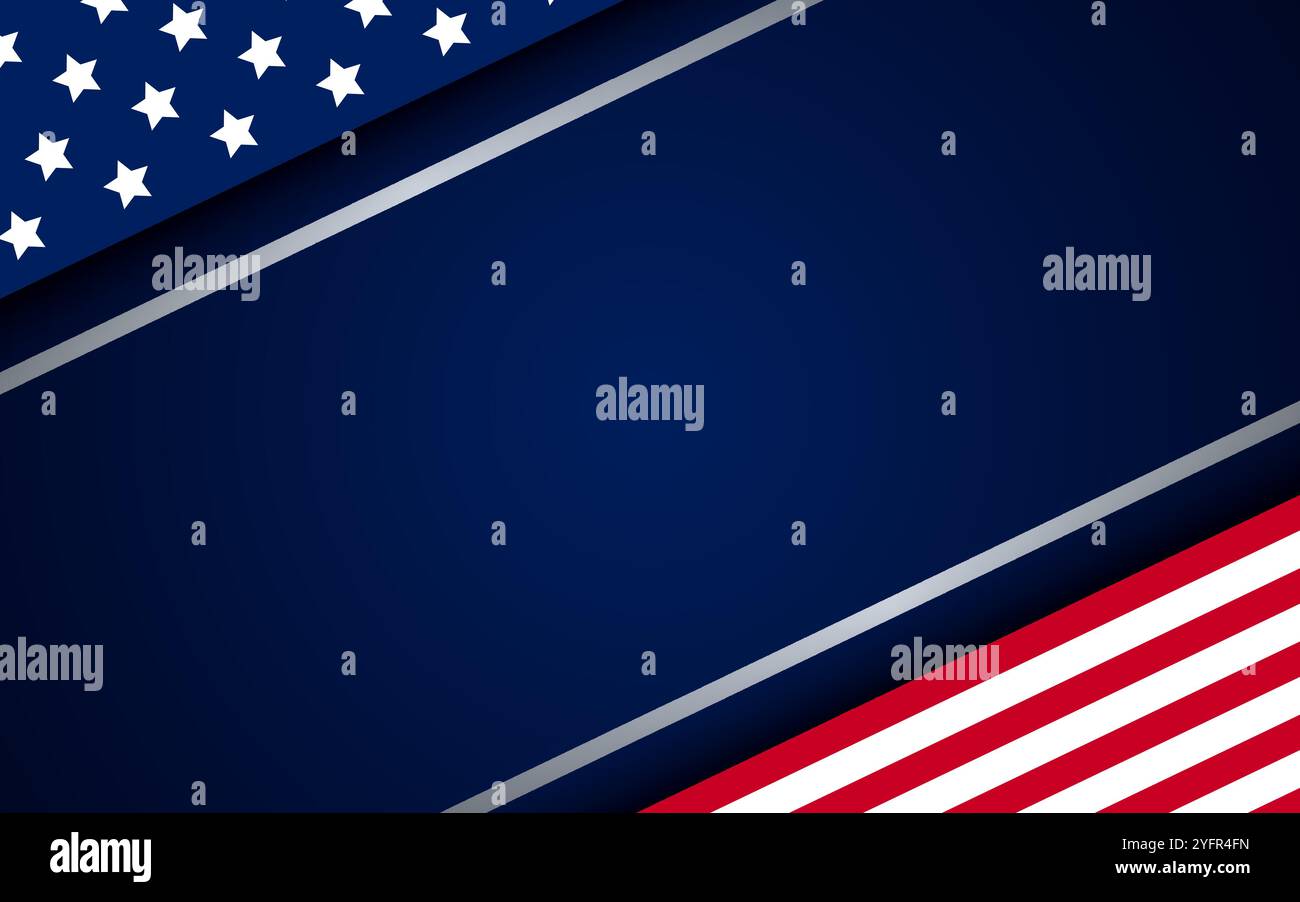 Happy Memorial Day Background or banner design template with US flag ...