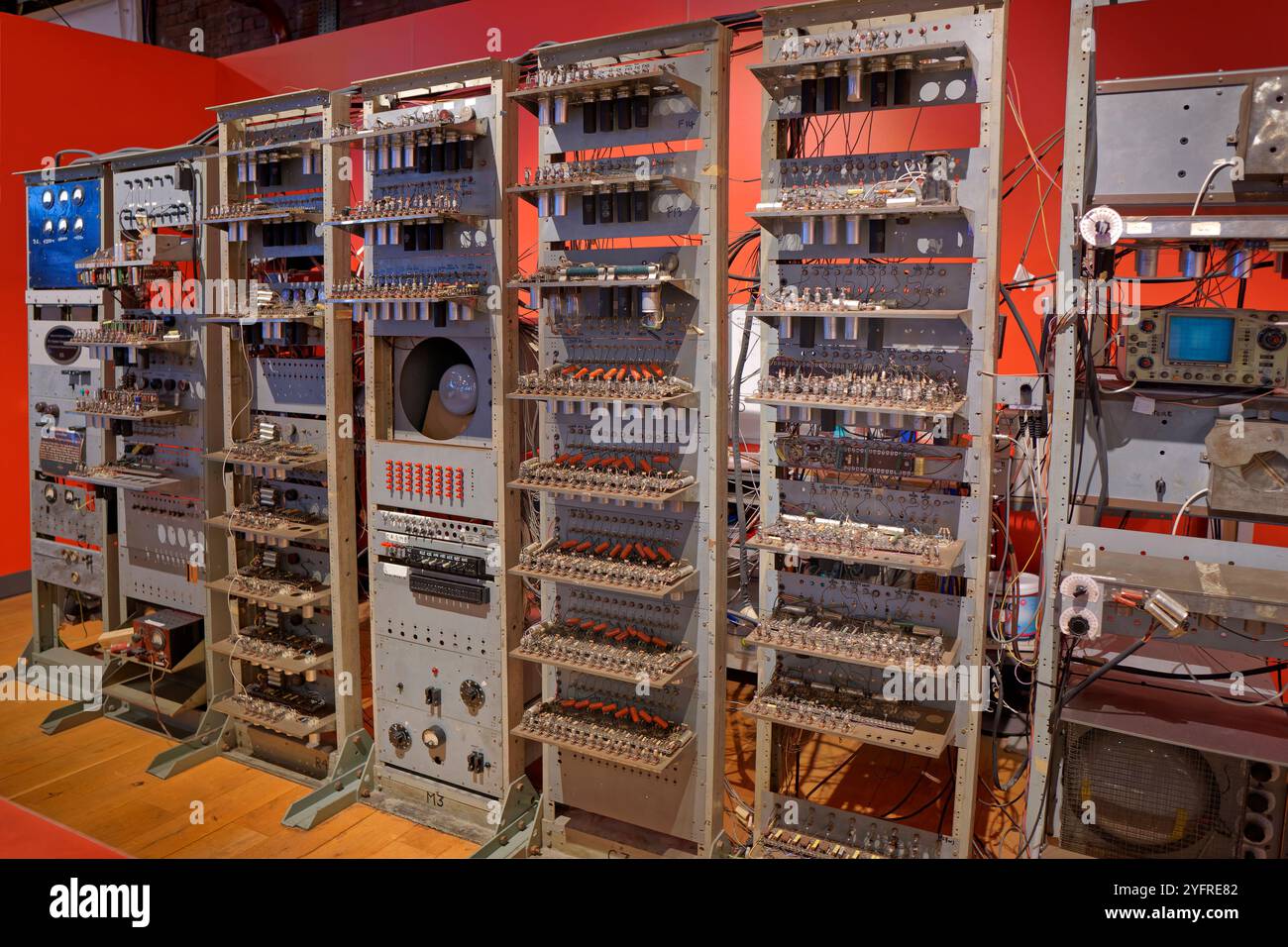 Reproduction of the manchester baby the world s first computer at the