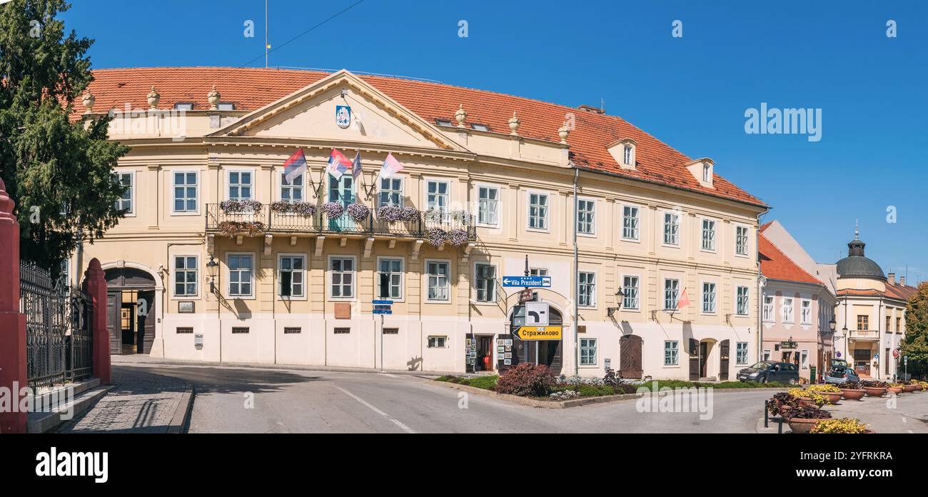 18 September 2024, Sremski Karlovci, Serbia: Historical City Hall ...