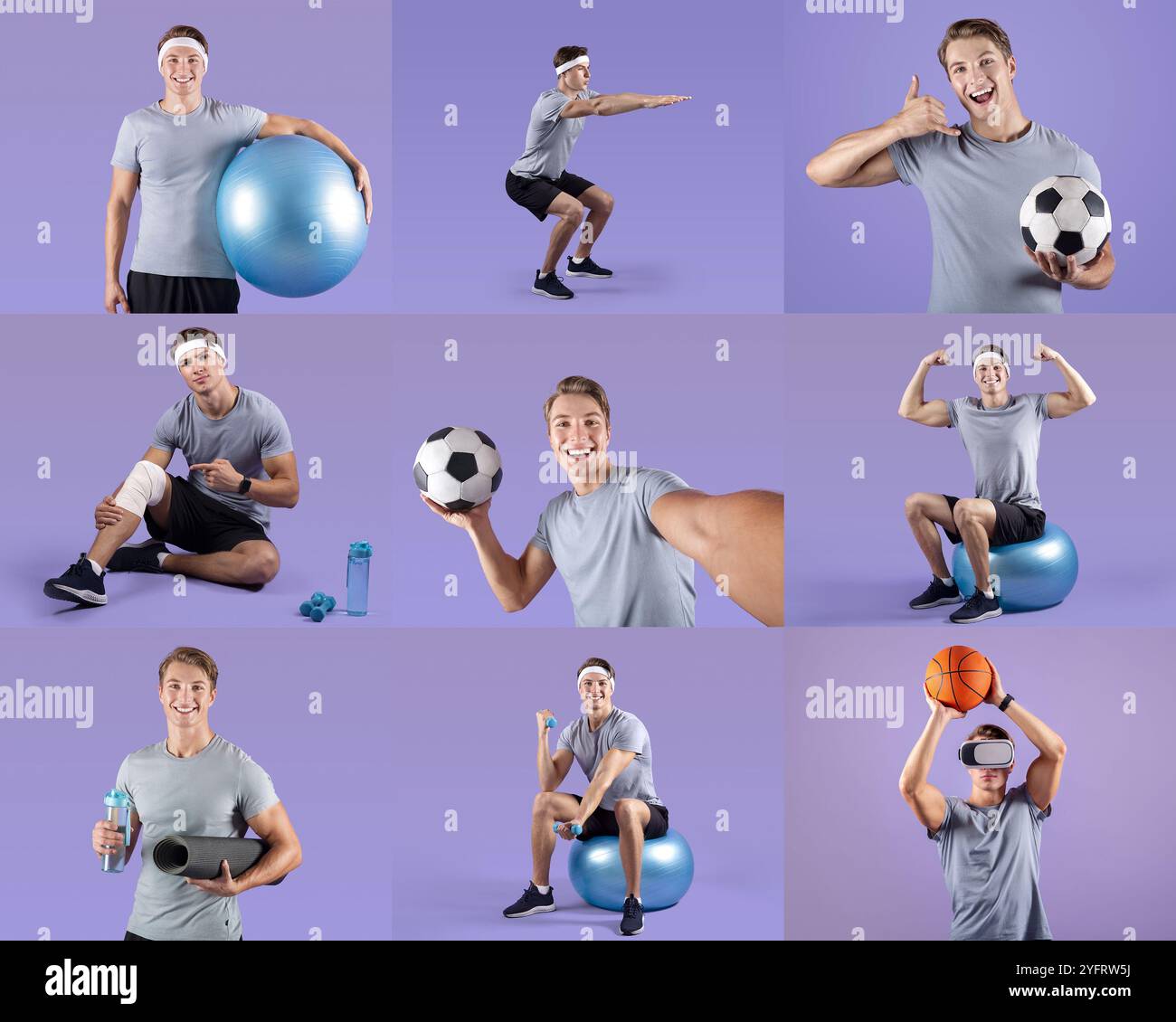 People enjoying activities blue hi-res stock photography and images - Alamy