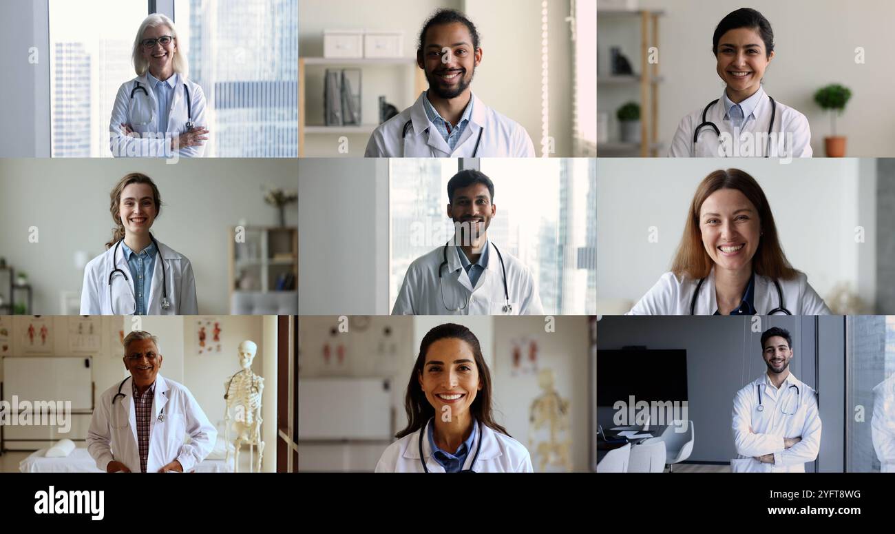 Doctors In Uniform Group people in uniform hi-res stock photography and images - Alamy