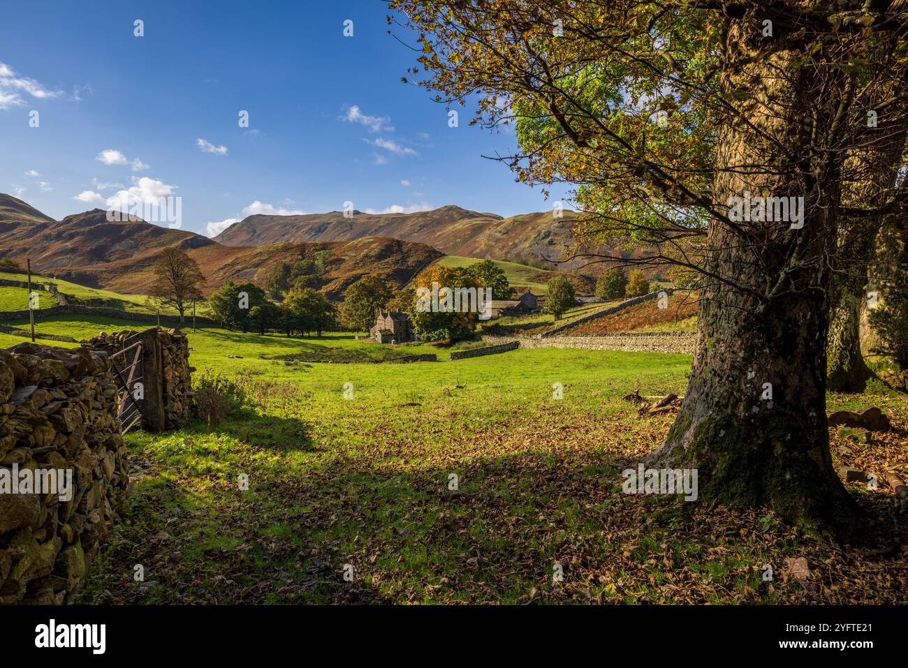 Beda Fell and Place Fell in the Lake District, Cumbria, England Stock Photo