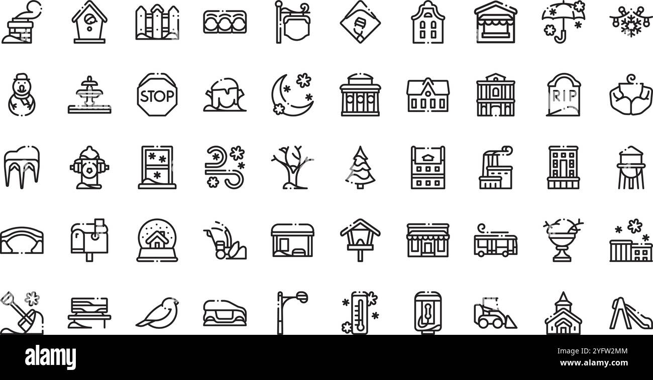 High street chapel Stock Vector Images - Alamy