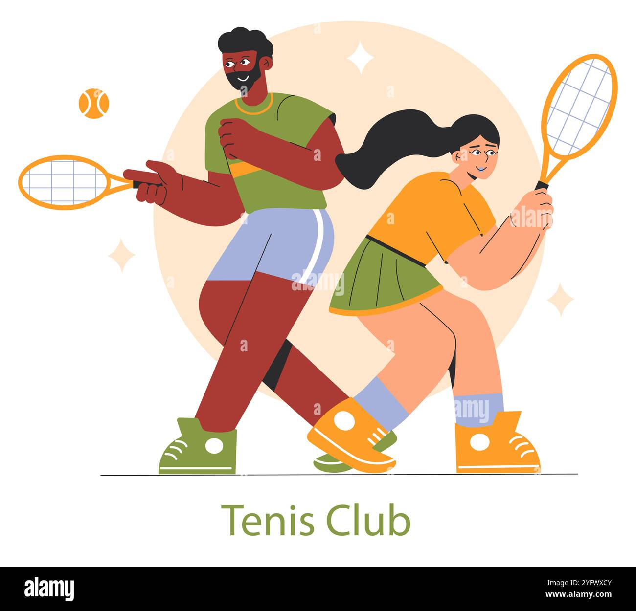 youth-tennis-players-stock-vector-images-alamy