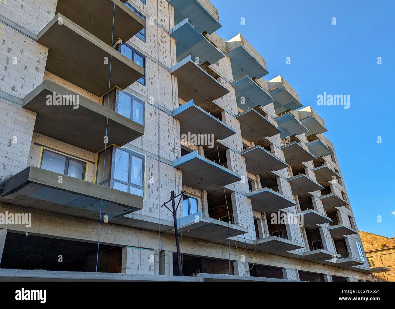 New apartment building from bottom hi-res stock photography and images ...