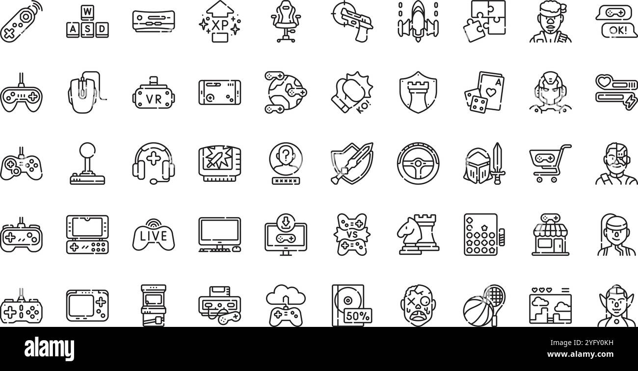 High-Quality Vector Icons Collection with Editable Stroke. Ideal for Professional and Creative Projects. Stock Vector