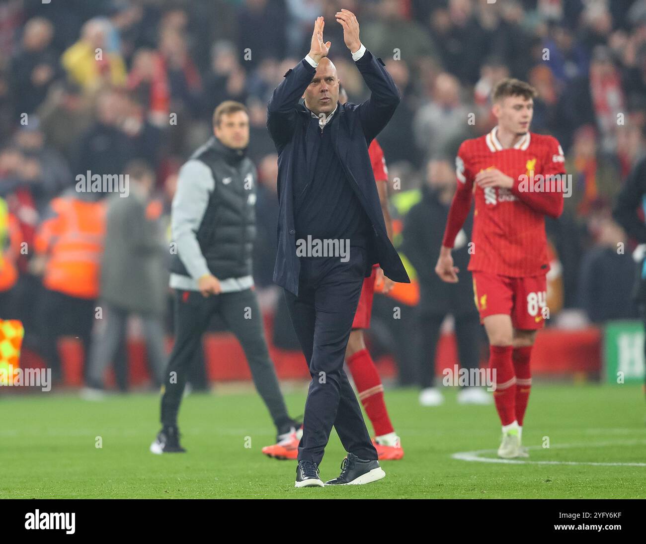 Arne slot celebrates 2024 hi-res stock photography and images - Alamy