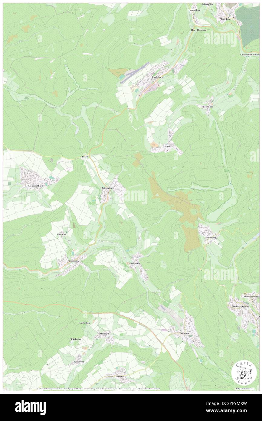 Reichenbach, Regierungsbezirk Unterfranken, DE, Germany, Bavaria, N 50 ...