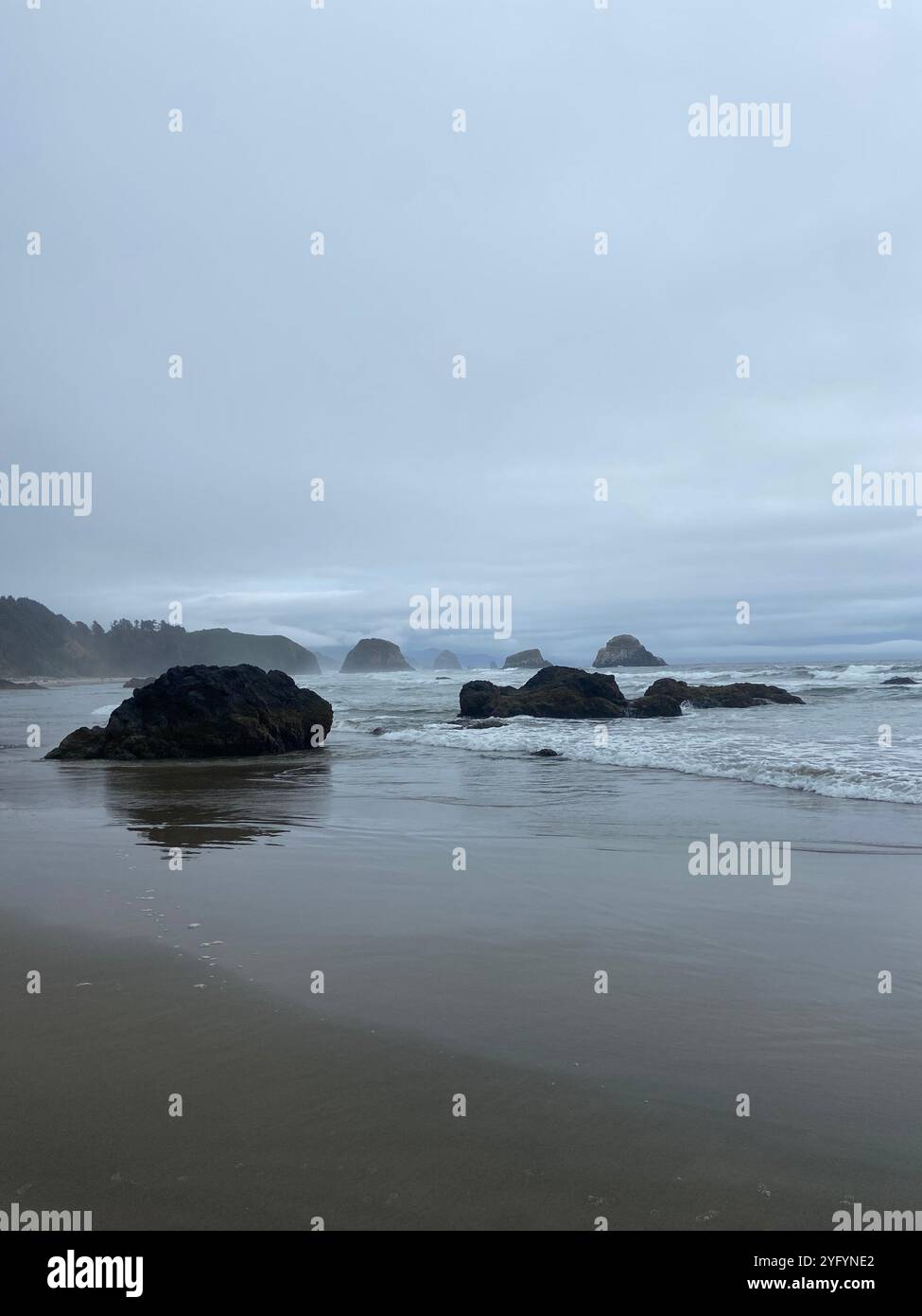 Cannon beach - Smartphone Captured Stock Image