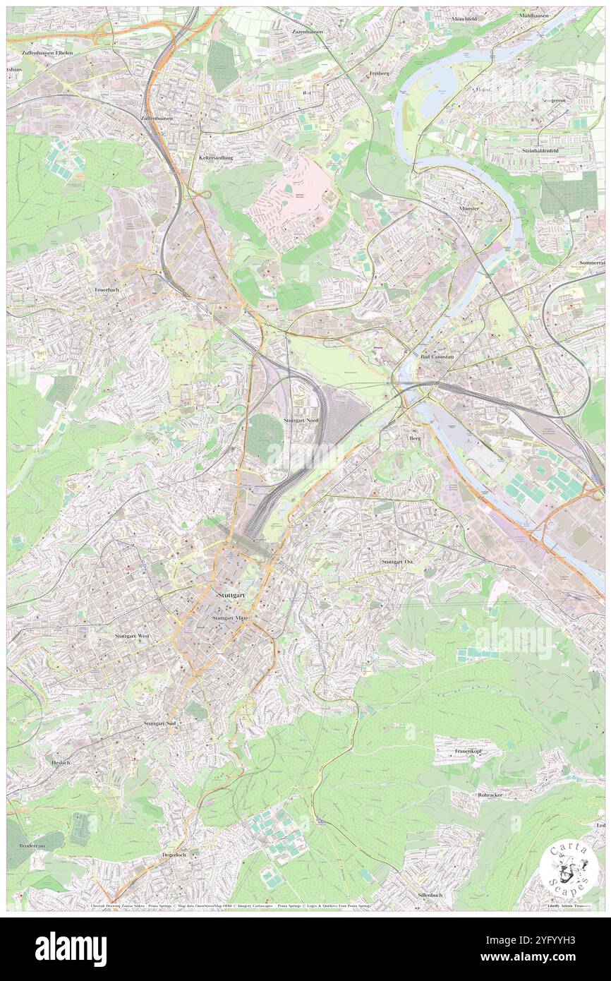 UFA-Palast Stuttgart, Regierungsbezirk Stuttgart, DE, Germany, Baden-Wurttemberg, N 48 47' 36'', N 9 11' 33'', map, Cartascapes Map published in 2024. Explore Cartascapes, a map revealing Earth's diverse landscapes, cultures, and ecosystems. Journey through time and space, discovering the interconnectedness of our planet's past, present, and future. Stock Photo