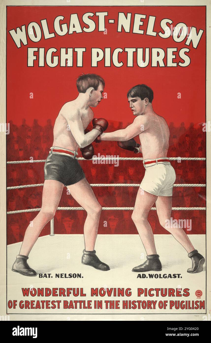 Vintage boxing poster hi-res stock photography and images - Alamy