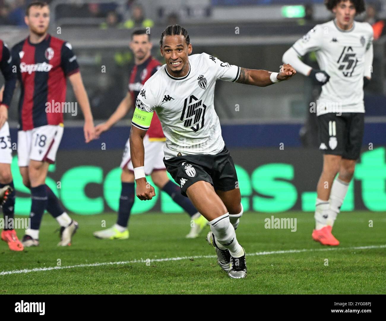 Magnet De Match Bologna FC / AS Monaco Saison 2024-2025, Fabrication Française, Neuf