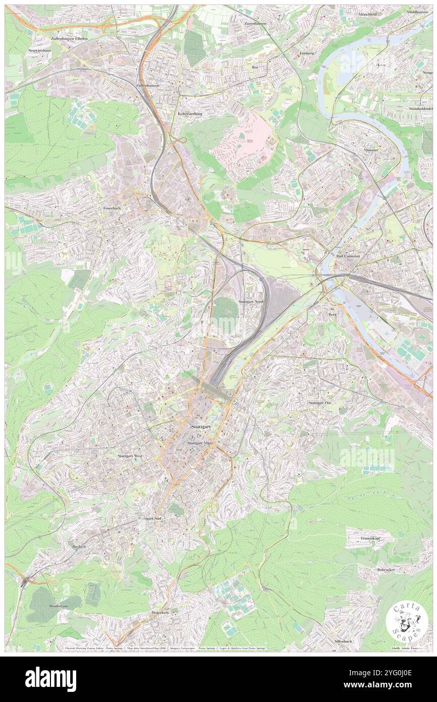 Haltstelle Pragfriedhof, Regierungsbezirk Stuttgart, DE, Germany, Baden-Wurttemberg, N 48 47' 37'', N 9 11' 2'', map, Cartascapes Map published in 2024. Explore Cartascapes, a map revealing Earth's diverse landscapes, cultures, and ecosystems. Journey through time and space, discovering the interconnectedness of our planet's past, present, and future. Stock Photo