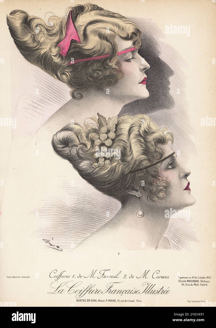 Vintage Fenouil French Gallery Exhibition Poster Vintage Fenouil French Gallery Exhibition Poster