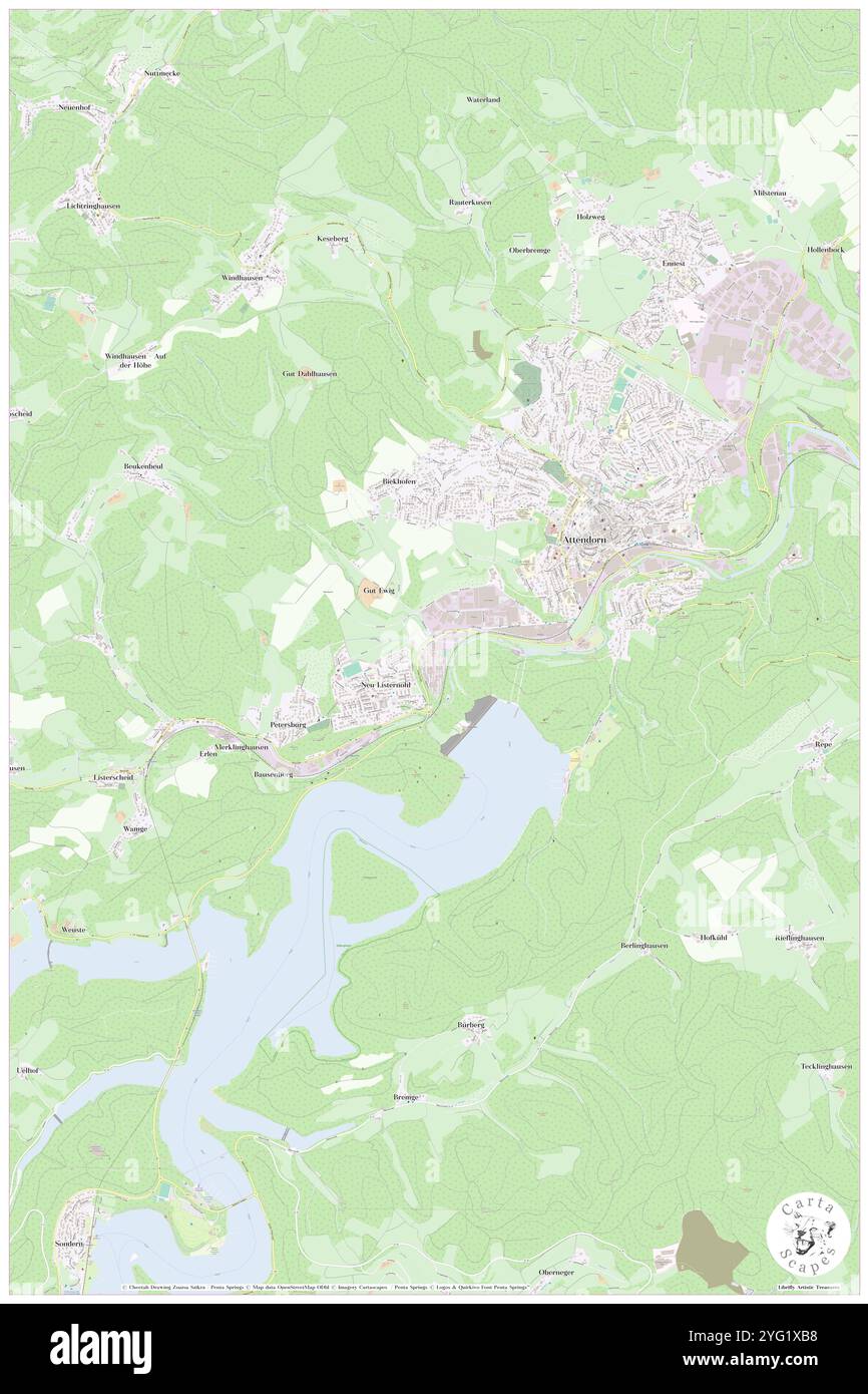 Ewig, Regierungsbezirk Arnsberg, DE, Germany, North Rhine-Westphalia, N 51 7' 0'', N 7 52' 59'', map, Cartascapes Map published in 2024. Explore Cartascapes, a map revealing Earth's diverse landscapes, cultures, and ecosystems. Journey through time and space, discovering the interconnectedness of our planet's past, present, and future. Stock Photo