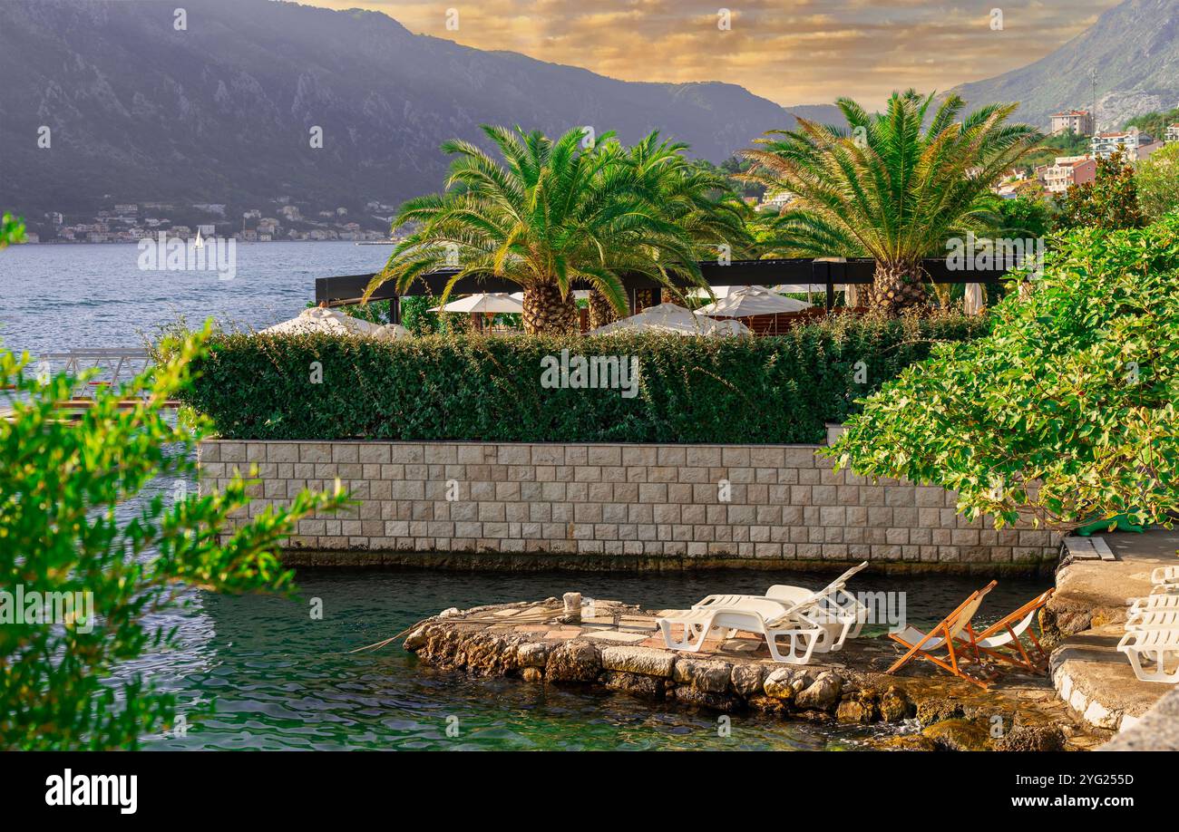 Peaceful tropical retreat chairs hi-res stock photography and images ...