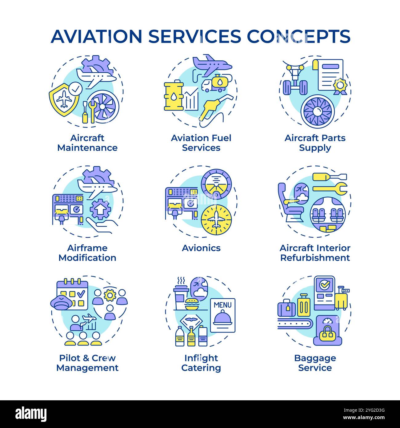 Crew services Stock Vector Images - Alamy