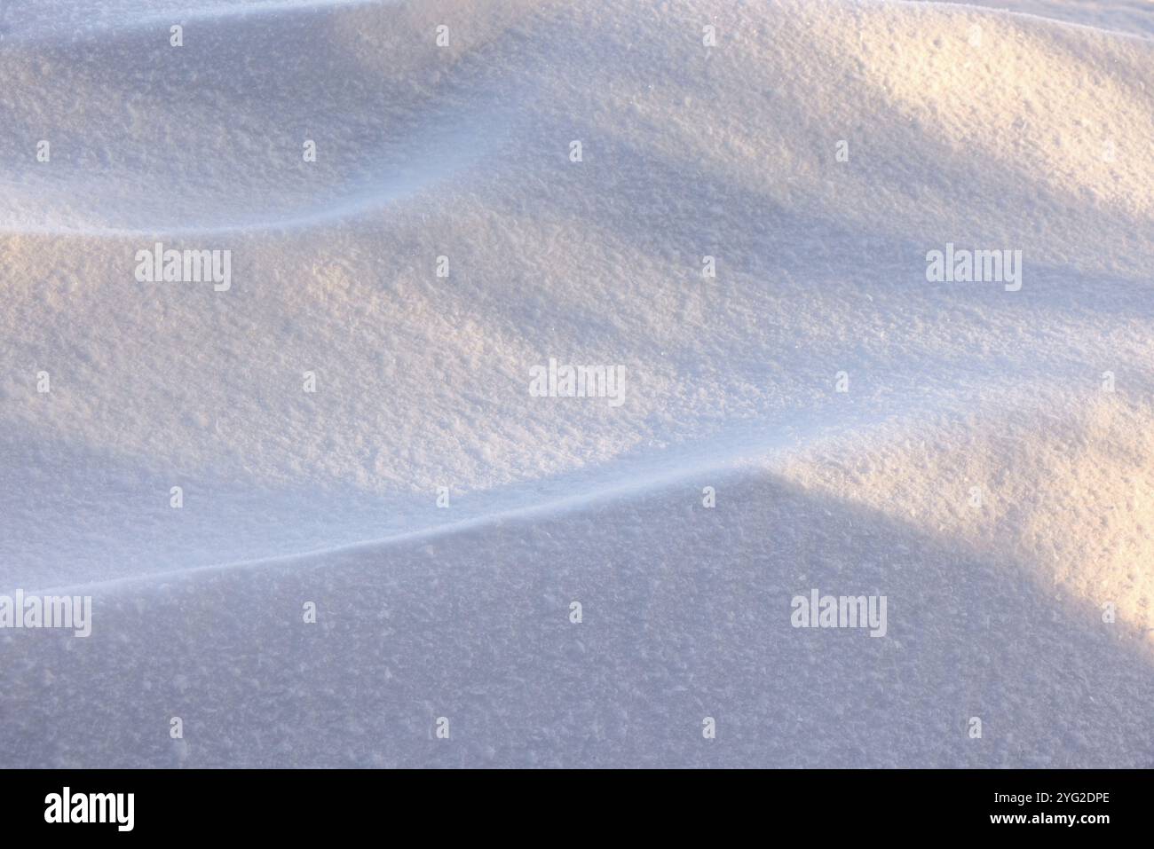Snow pattern on a snowdrift Stock Photo