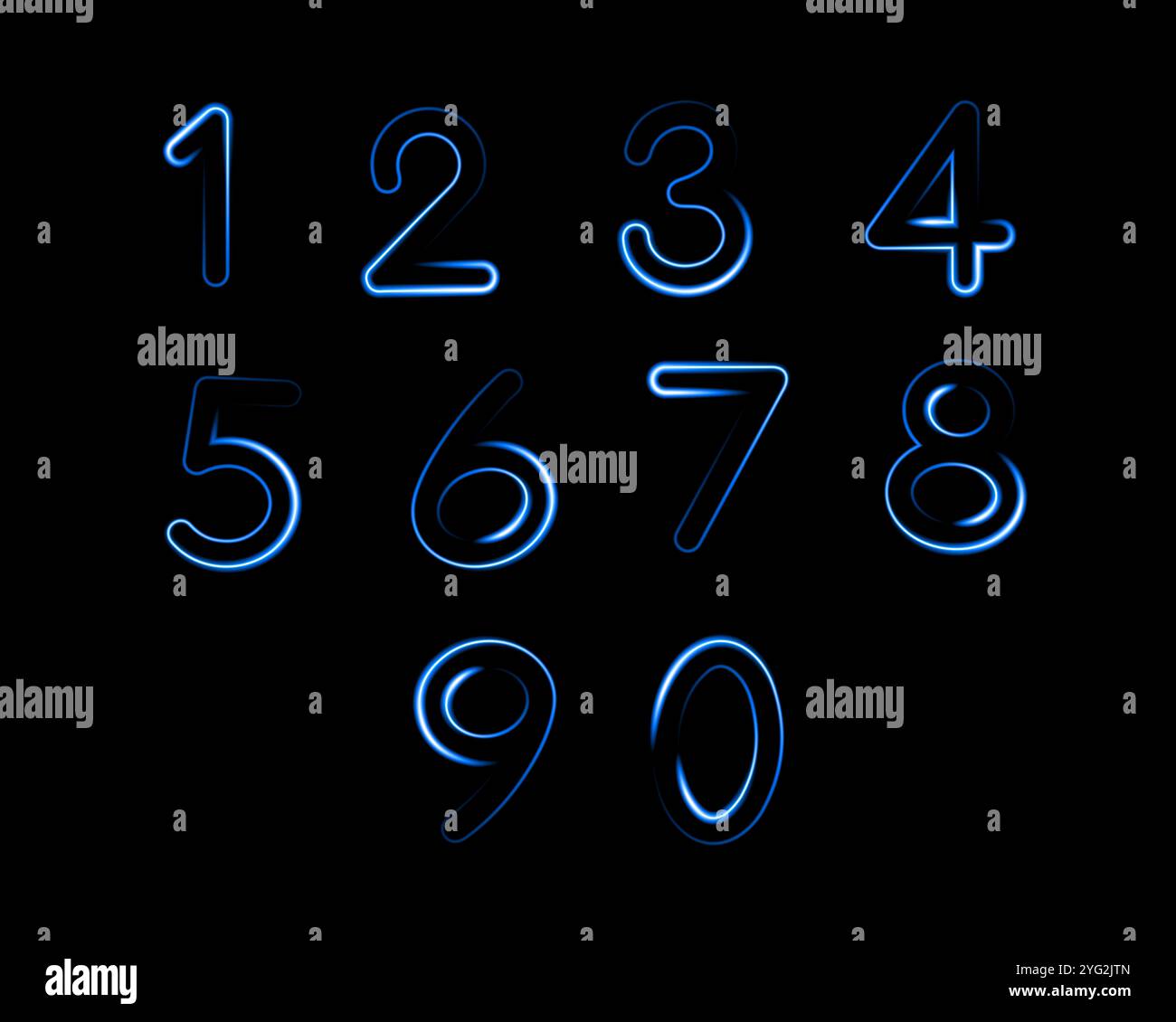 Vibrant digital representation number one hi-res stock photography and ...