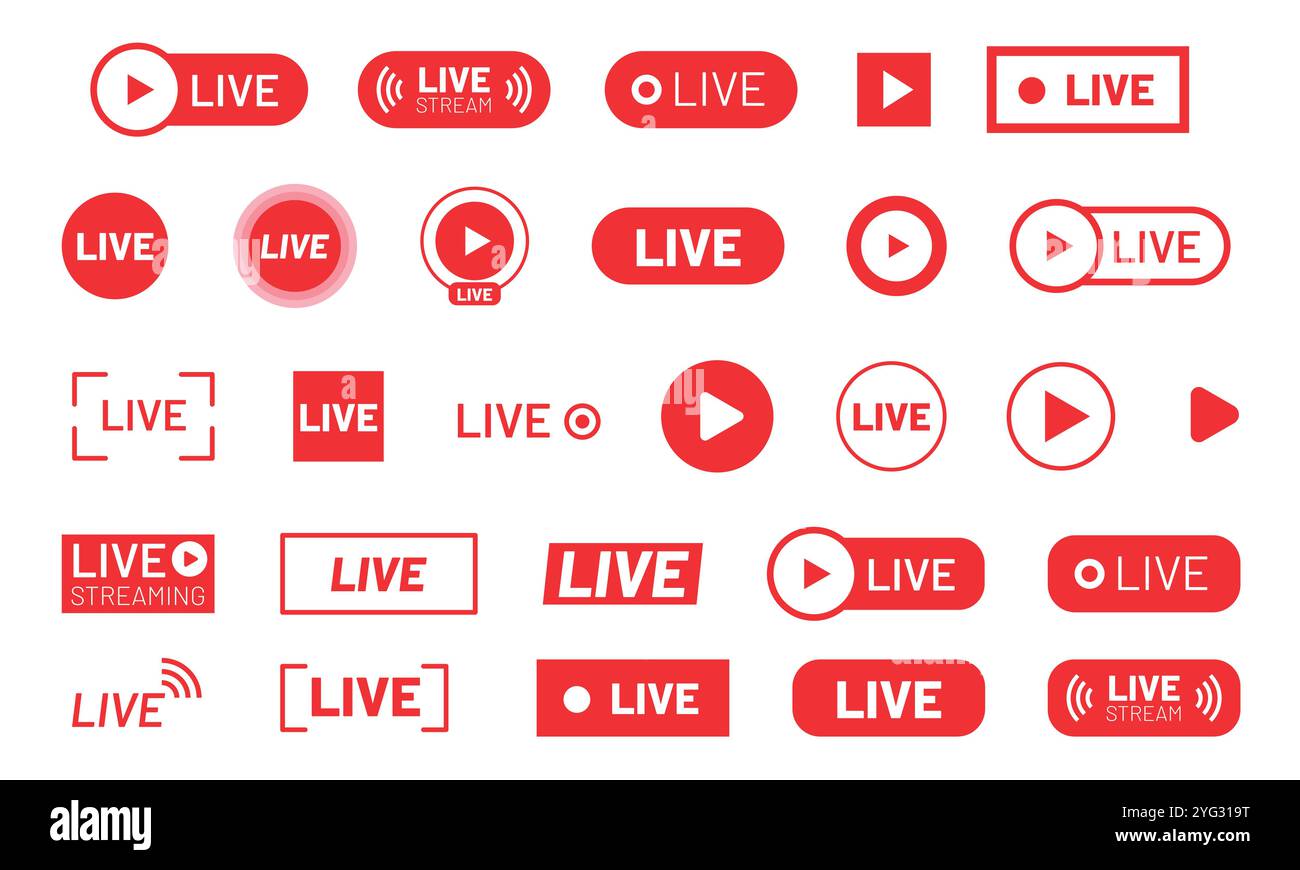 Live streaming set Cut Out Stock Images Pictures Alamy