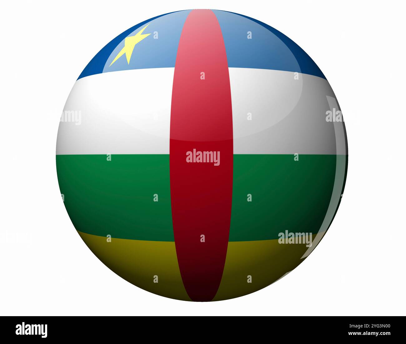 Flag of Central Africa Stock Photo - Alamy