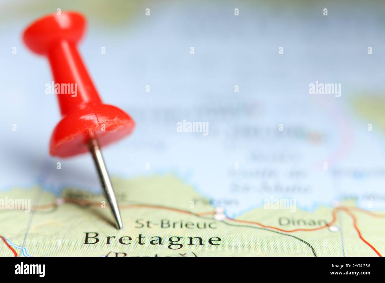 Bretagne map hi-res stock photography and images - Alamy
