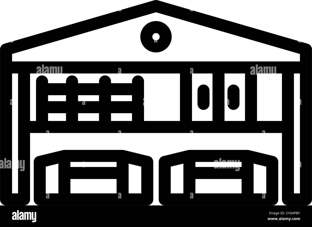 concession shop line icon vector illustration Stock Vector Image & Art ...