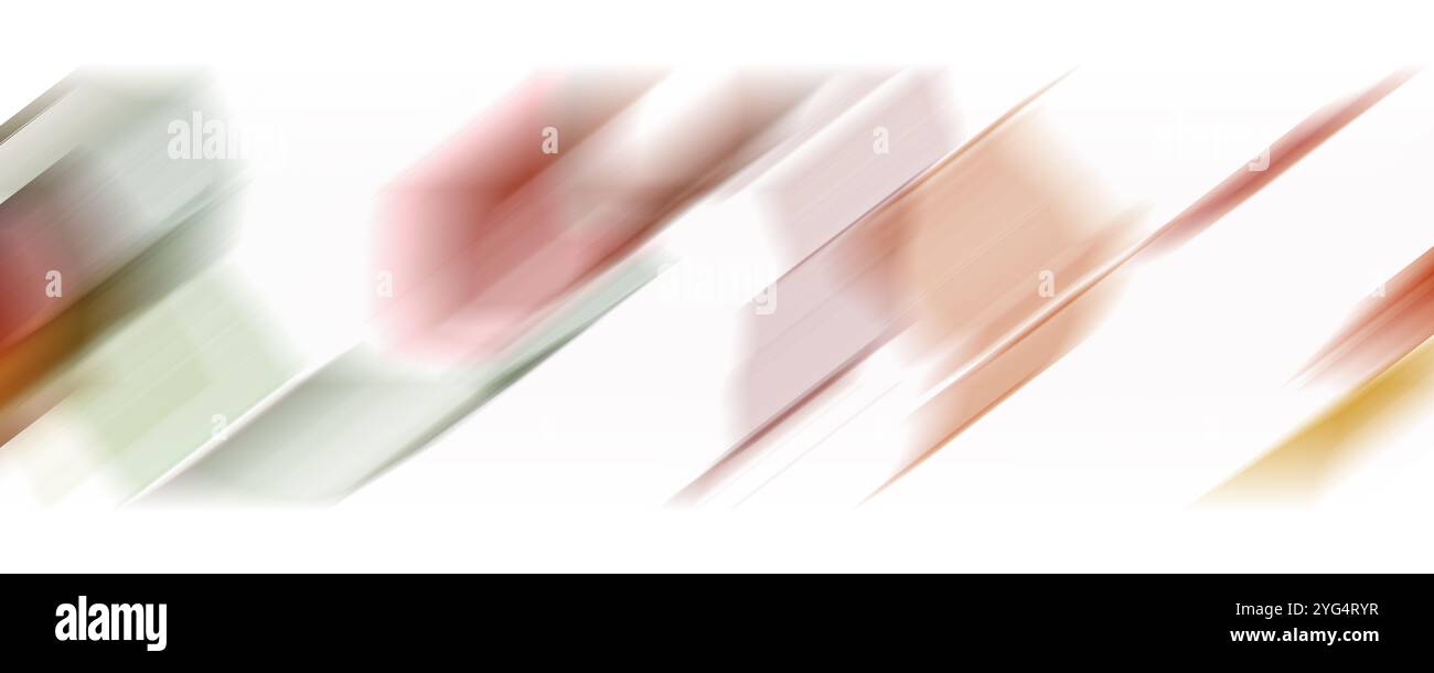 Abstract Pastel Brush Strokes with Dynamic Flow on a white background ...