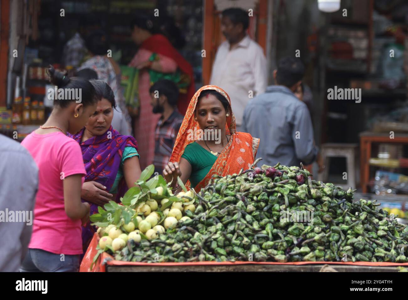 Local Indu Devotees buy fruits used as religious offerings for Chhath Puja ahead ...