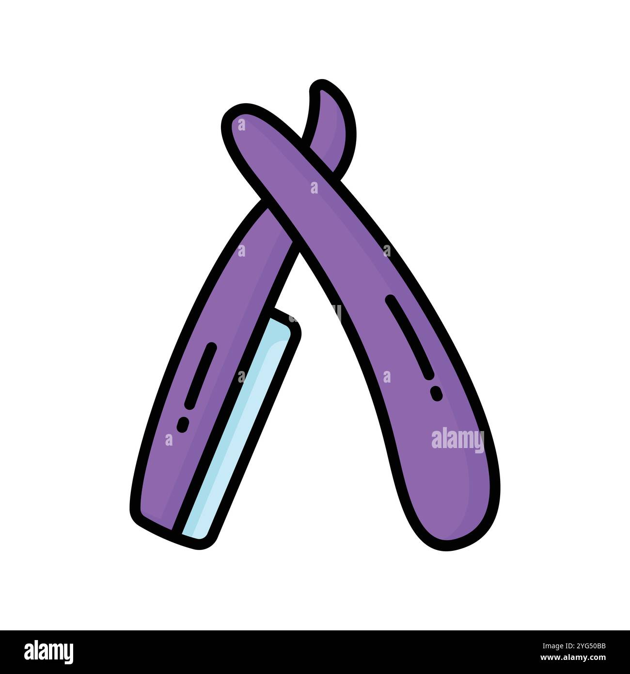 Get your hands on this carefully designed icon of straight razor ...