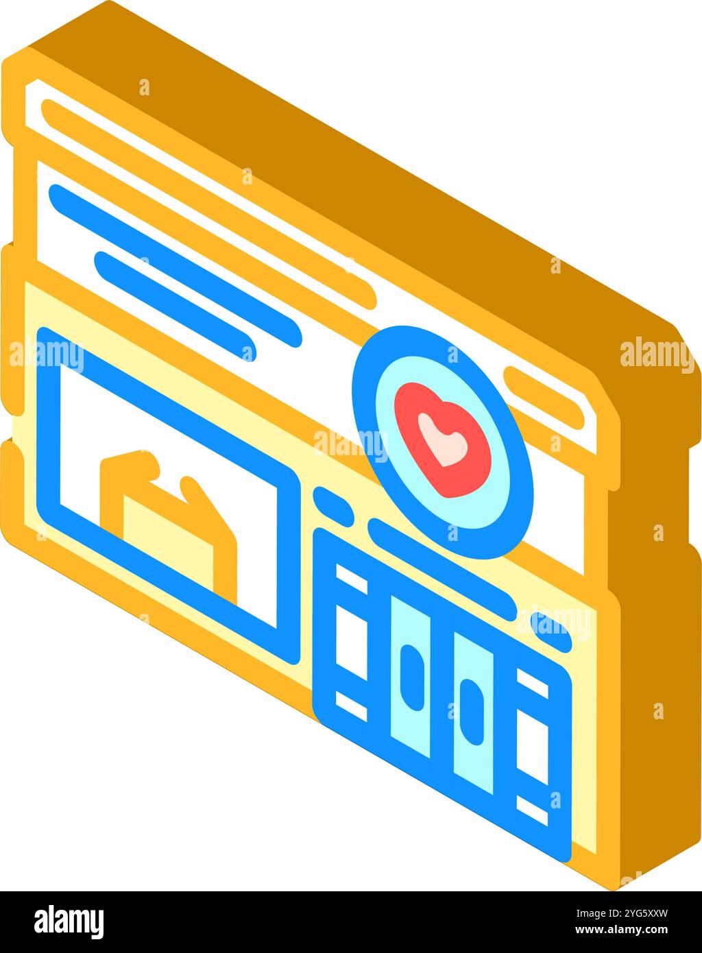 charity shop isometric icon vector illustration Stock Vector Image ...