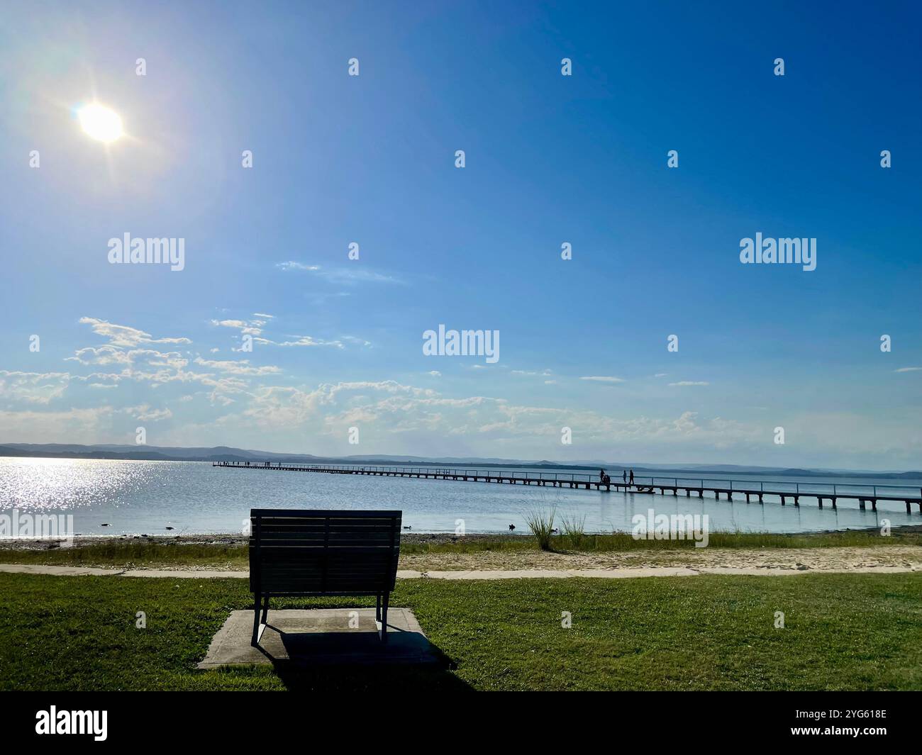 Peaceful afternoon vibes filled with warmth and relaxation - Smartphone Captured Stock Image