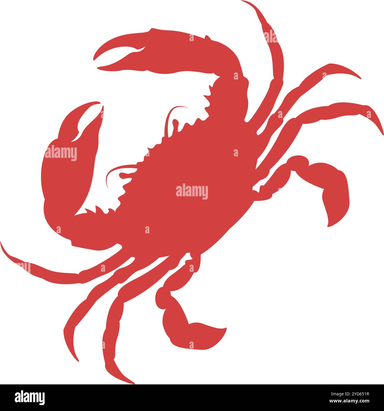 Crabs logo icon design template Stock Vector