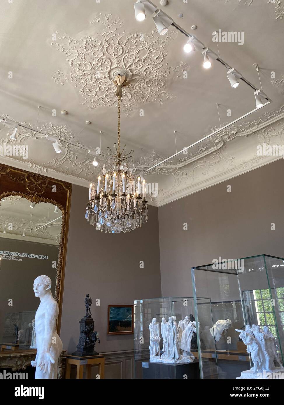Auguste Rodin Museum Paris - Smartphone Captured Stock Image