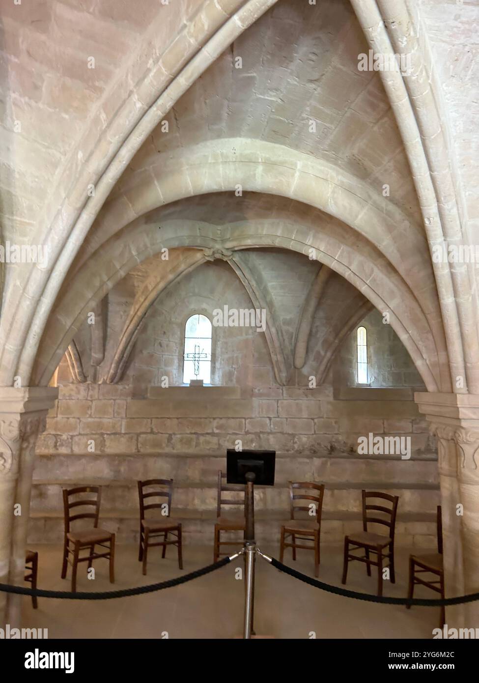 Abbaye Notre-Dame de Sénanque - Sénanque Abbey - Smartphone Captured Stock Image