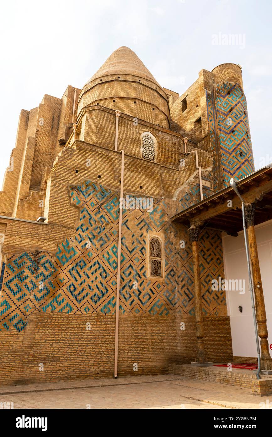 The mausoleum of Jakhongir is the only survived part of Dor-us Siyodat  memorial complex.  The Dor-us Siyodat was intended for the whole Timurid dynas Stock Photo