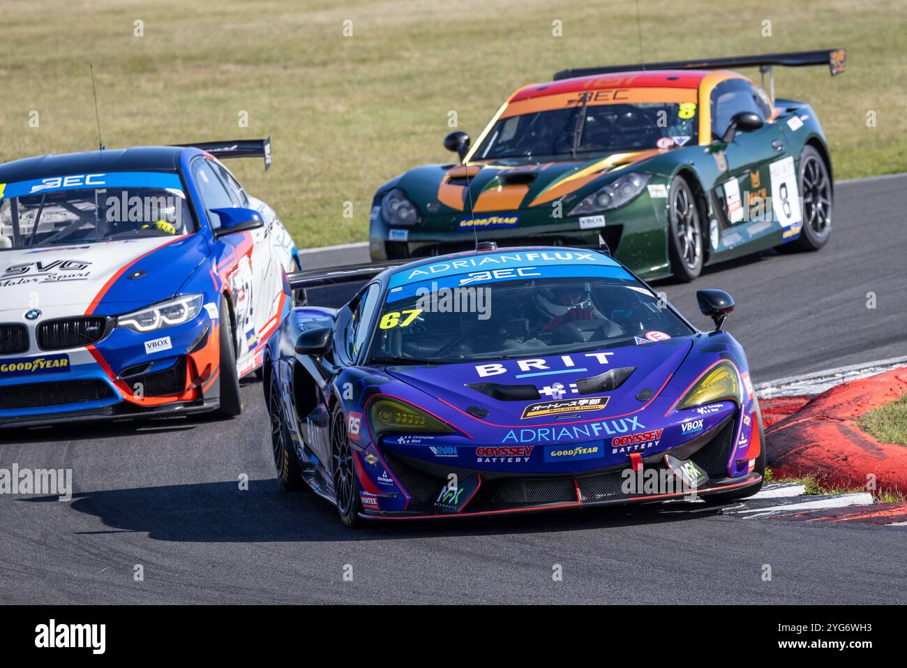 Takuma Aoki Team BRIT McLaren 570s GT4 during the 2024 British ...