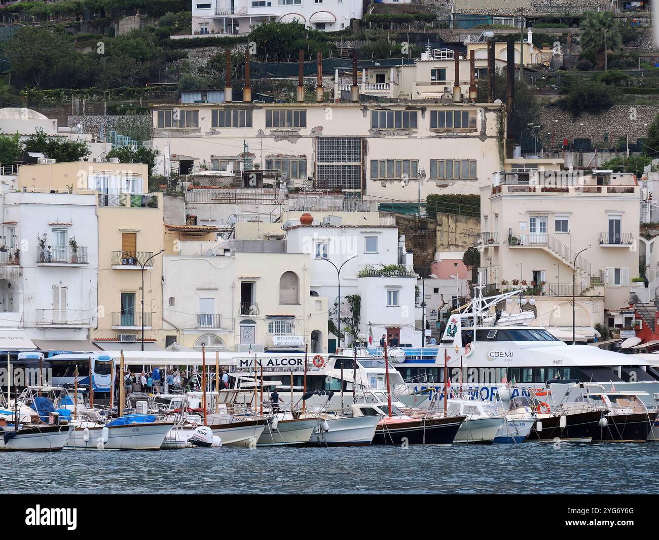 Marina Grande, port, Capri (town), Isola di Capri, Capri, Campania, Italy, Europe Stock Photo