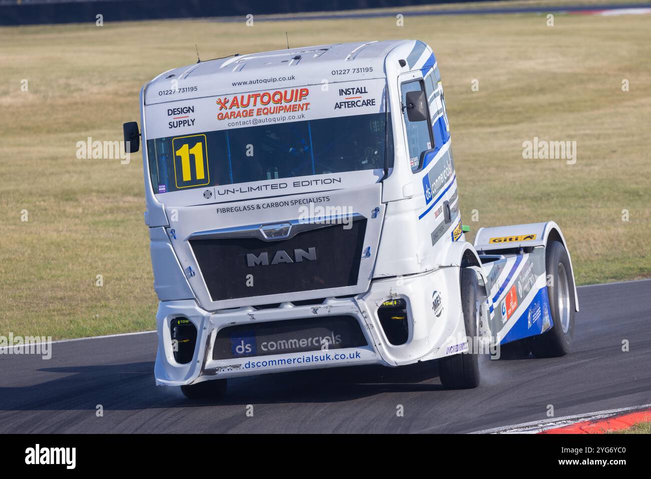 David Smith in his DS Racing MAN TGX during the 2024 British Truck ...
