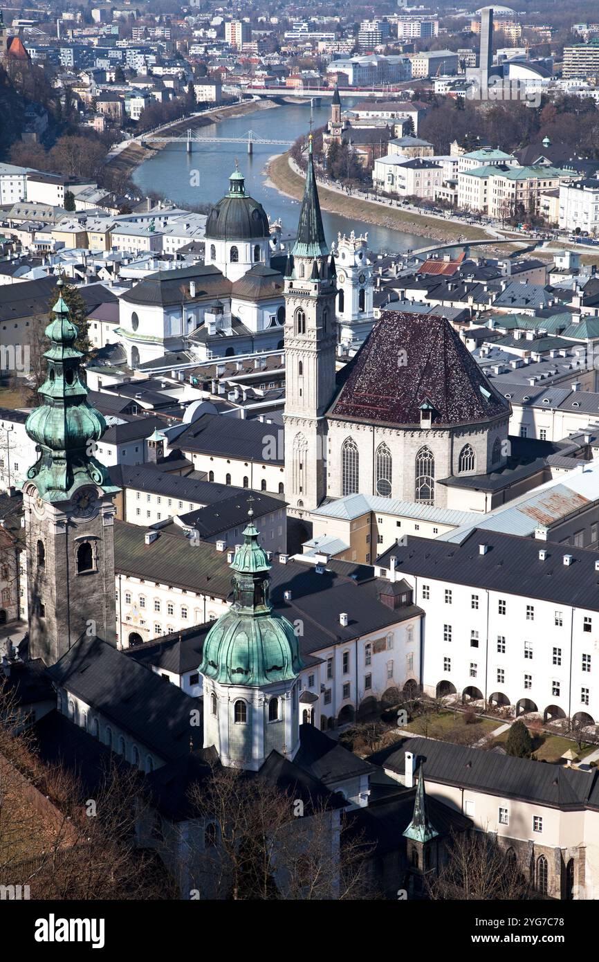 Birds eye view salzburg hi-res stock photography and images - Alamy