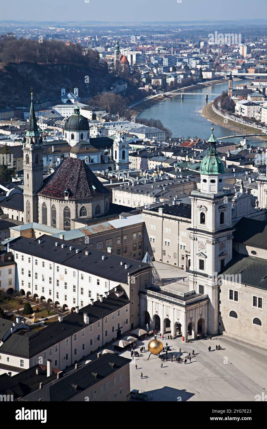 Birds eye view salzburg hi-res stock photography and images - Alamy