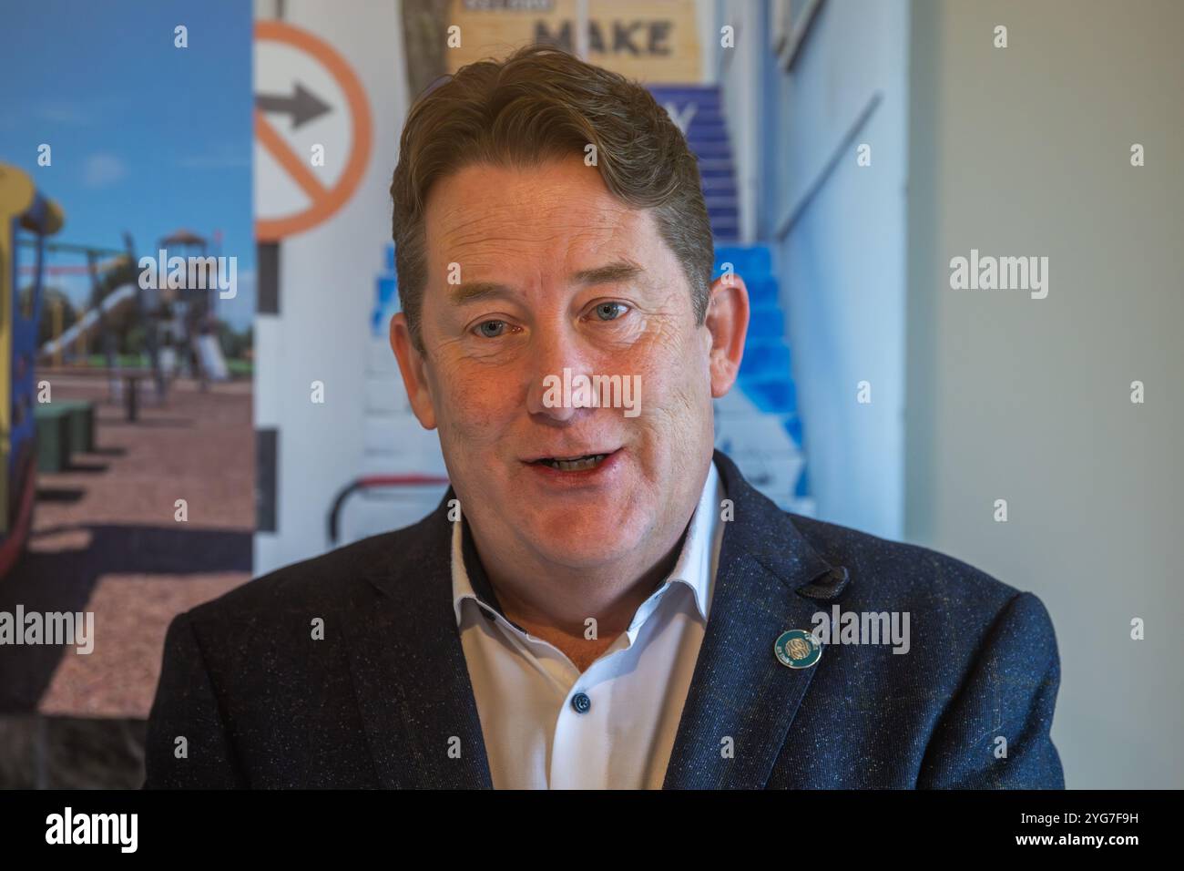 Irish Housing Minister Darragh O'Brien TD (Fianna Fáil). Stock Photo