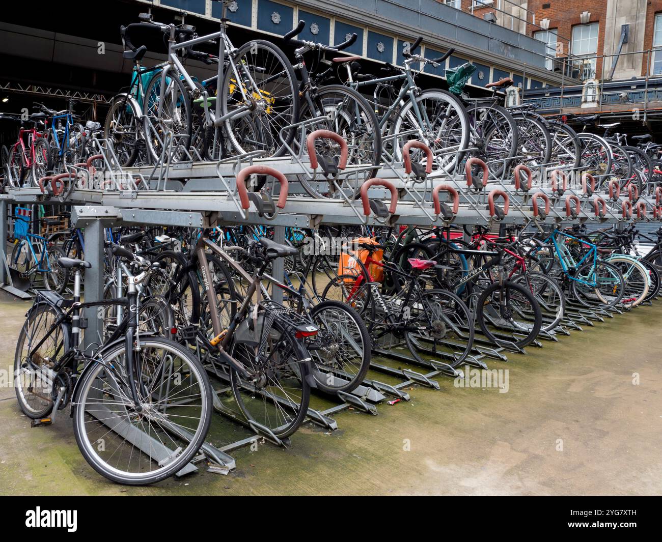 Bike shelter bicycle racks hi-res stock photography and images - Alamy