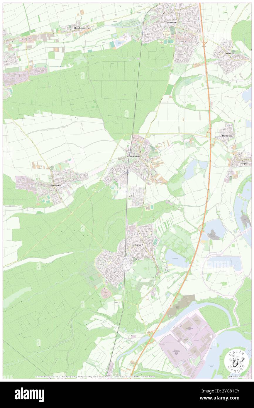 Rheinzabern Alte Roemerstrasse, DE, Germany, Rheinland-Pfalz, N 49 6' 33'', N 8 16' 23'', map, Cartascapes Map published in 2024. Explore Cartascapes, a map revealing Earth's diverse landscapes, cultures, and ecosystems. Journey through time and space, discovering the interconnectedness of our planet's past, present, and future. Stock Photo