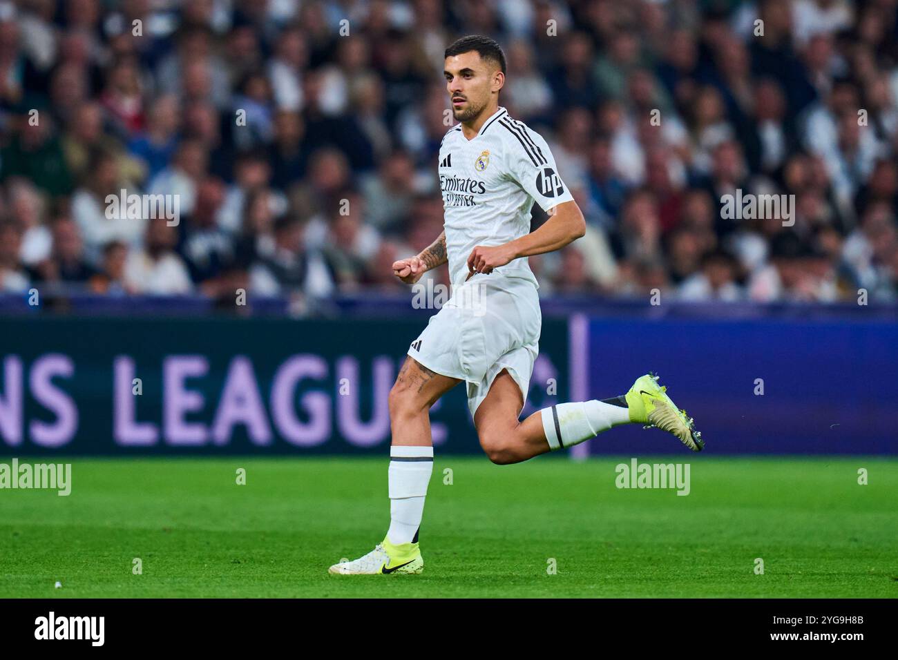 Madrid, Spain. 06th Nov, 2024. Dani Ceballos of Real Madrid CF during ...