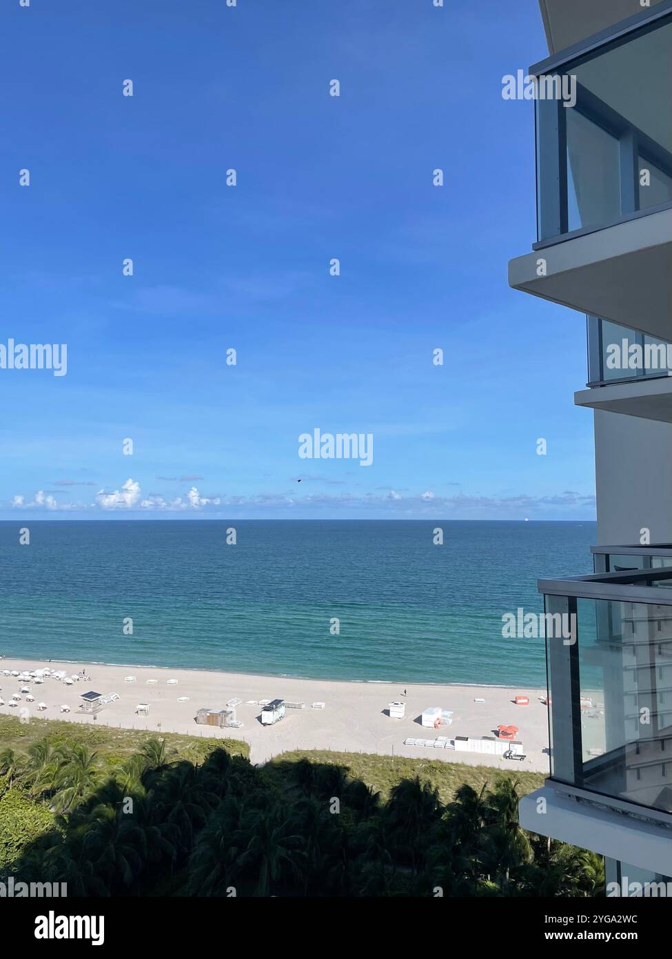October on Miami Beach - Smartphone Captured Stock Image