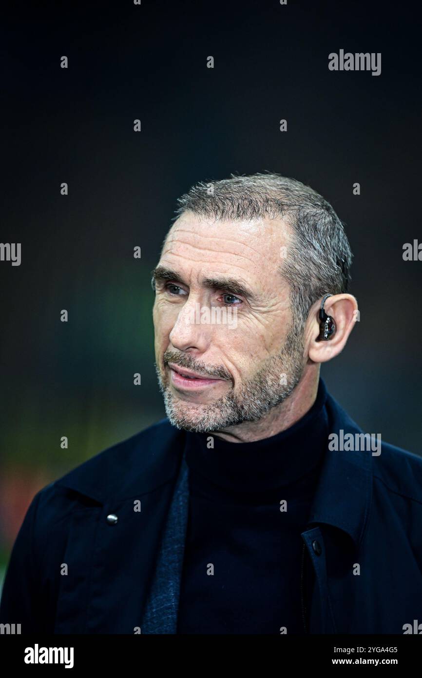 Martin Keown during the UEFA Champions League football match Inter Milan and Arsenal FC at San Siro Stadium in Milan, Italy on November 6, 2024 Credit: Piero Cruciatti/Alamy Live News Stock Photo