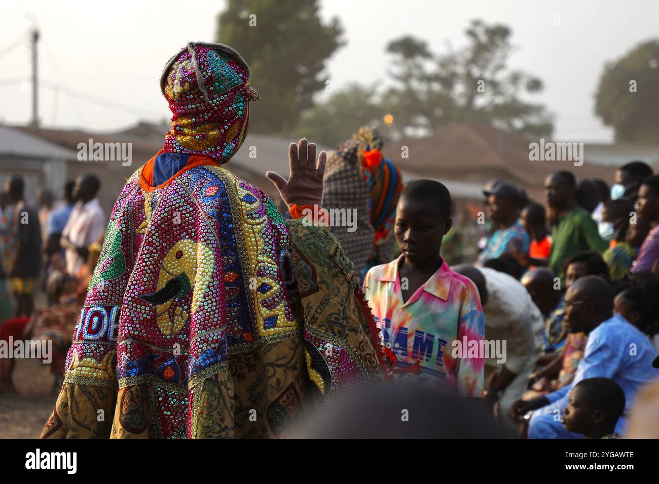 Voodoo ceremony in benin west hi-res stock photography and images - Alamy
