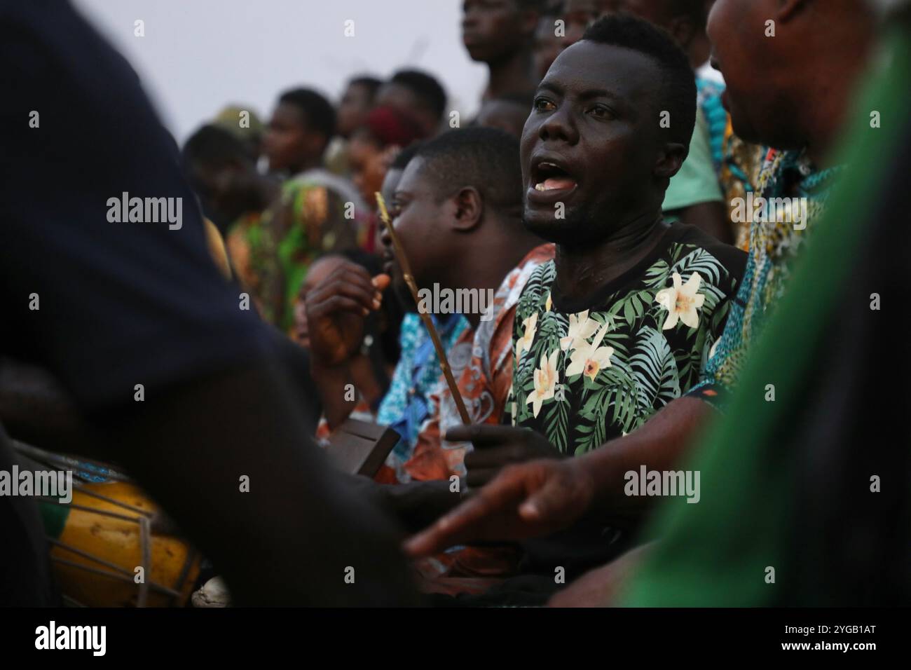 Voodoo ceremony in benin west hi-res stock photography and images - Alamy